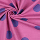 Giant Dots French Terry - Pink