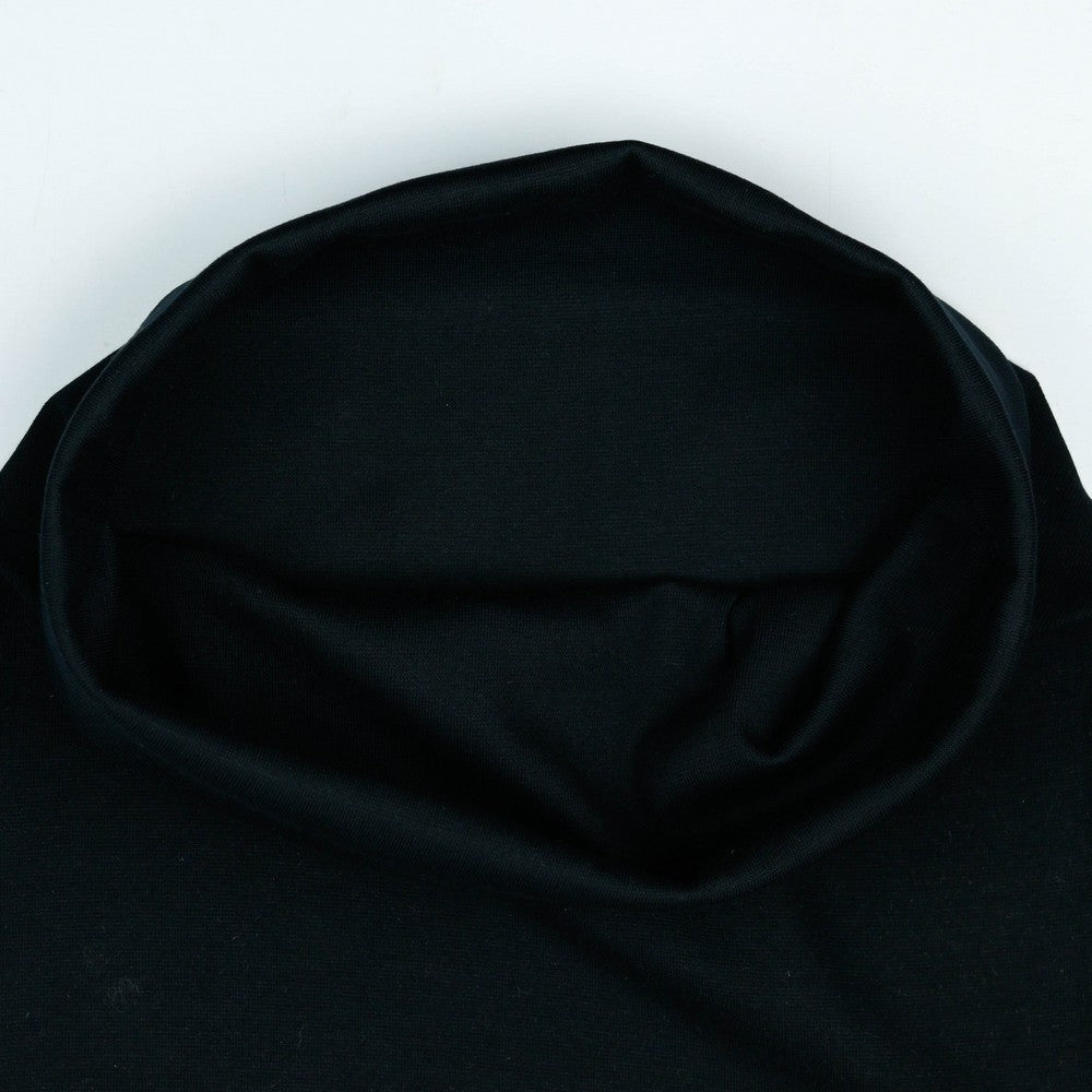 Organic Cotton Ribbing - Black