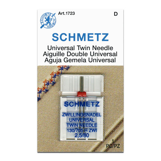 Schmetz Universal Twin Needle - 2.5mm