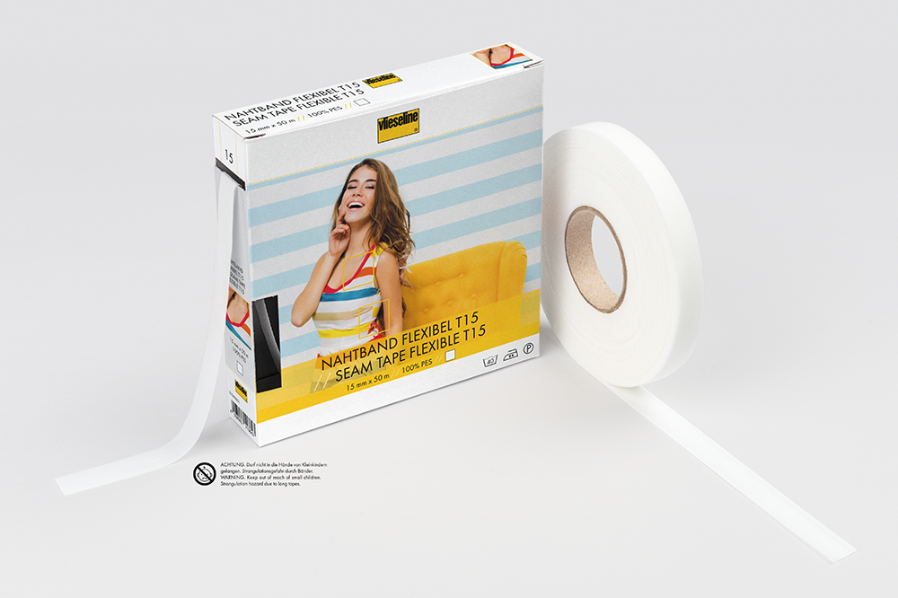 Vlieseline Flexible Seam Tape T15 - White