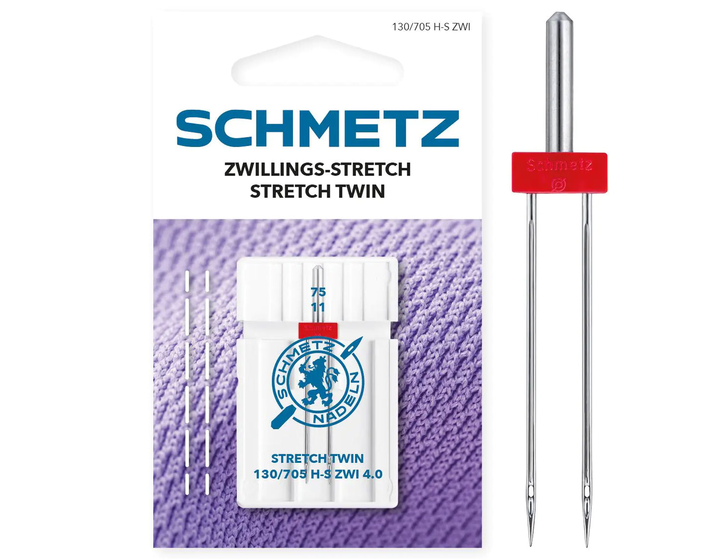 Schmetz Stretch Twin Needle - 4.0mm