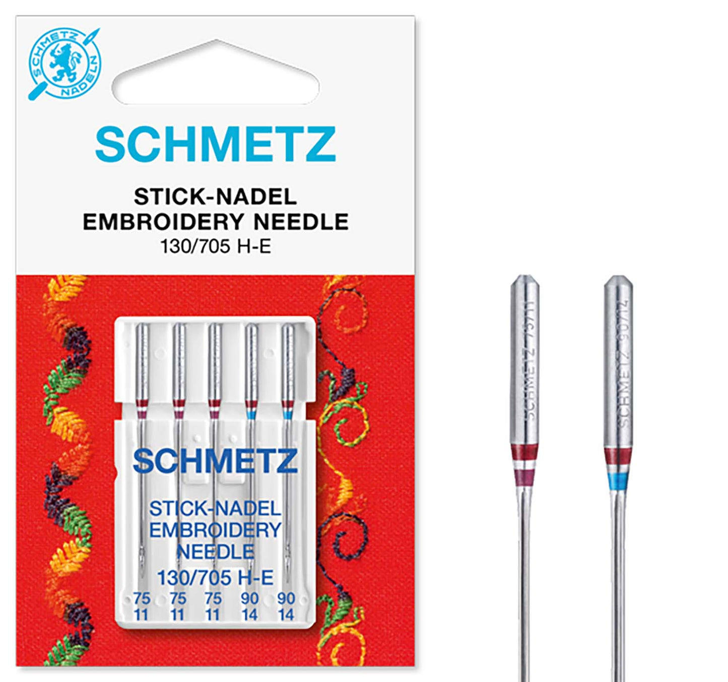 Schmetz Embroidery Needles - Assorted Sizes