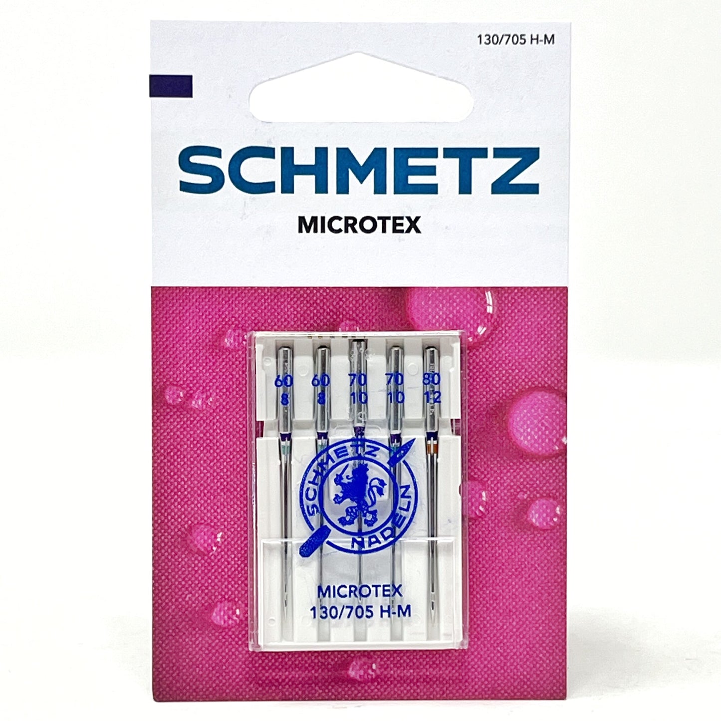 Schmetz Microtex Needles - Assorted Sizes Sizes 60-80