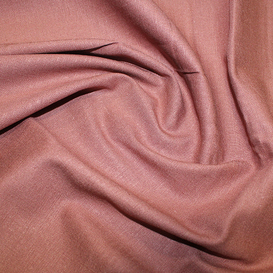 Stretch Viscose Linen Blend - Rose