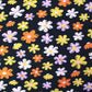 Floral Alpine Fleece - Black