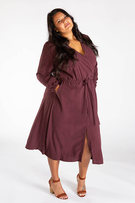 Chalk and Notch Orchid Midi Dress