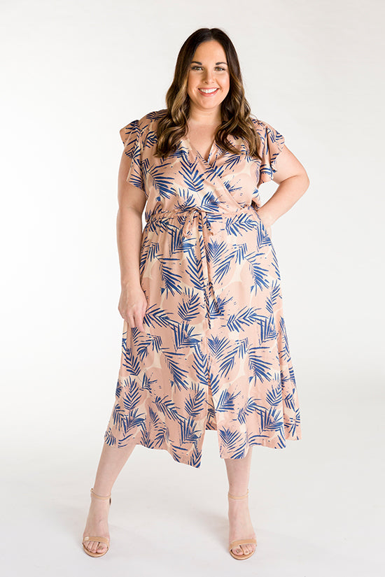 Chalk and Notch Orchid Midi Dress