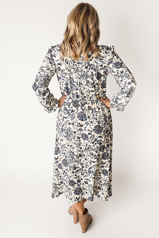 Chalk and Notch Orchid Midi Dress