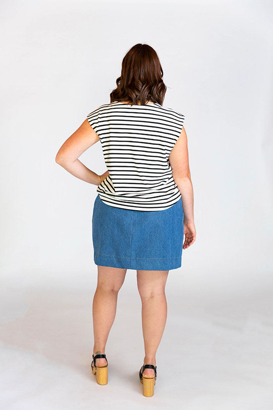 Chalk and Notch Evelyn Skirt