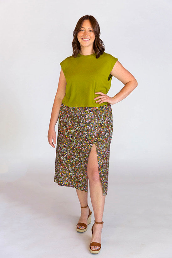 Chalk and Notch Evelyn Skirt