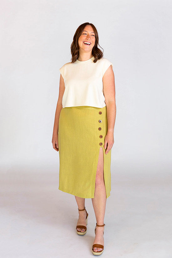 Jenny mustard outlet skirt