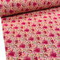 Cerise Floral Jacquard