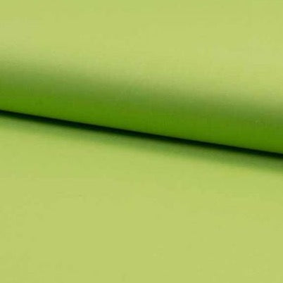 Organic Cotton Fabric Plain - Lime