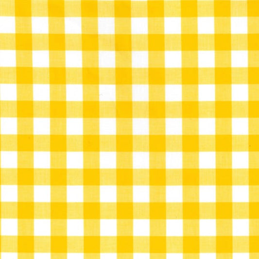 Yarn Dyed Gingham - 17mm - Sunshine Yellow