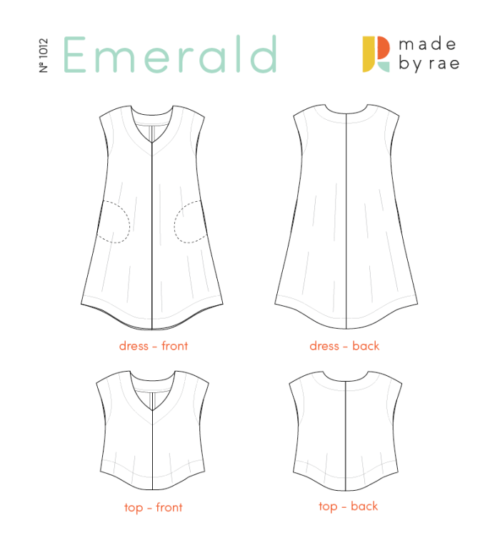 Made by Rae Emerald Dress