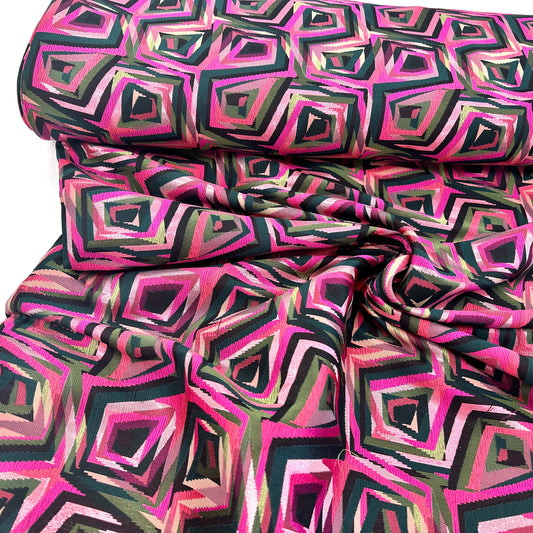 Abstract Rose Jacquard