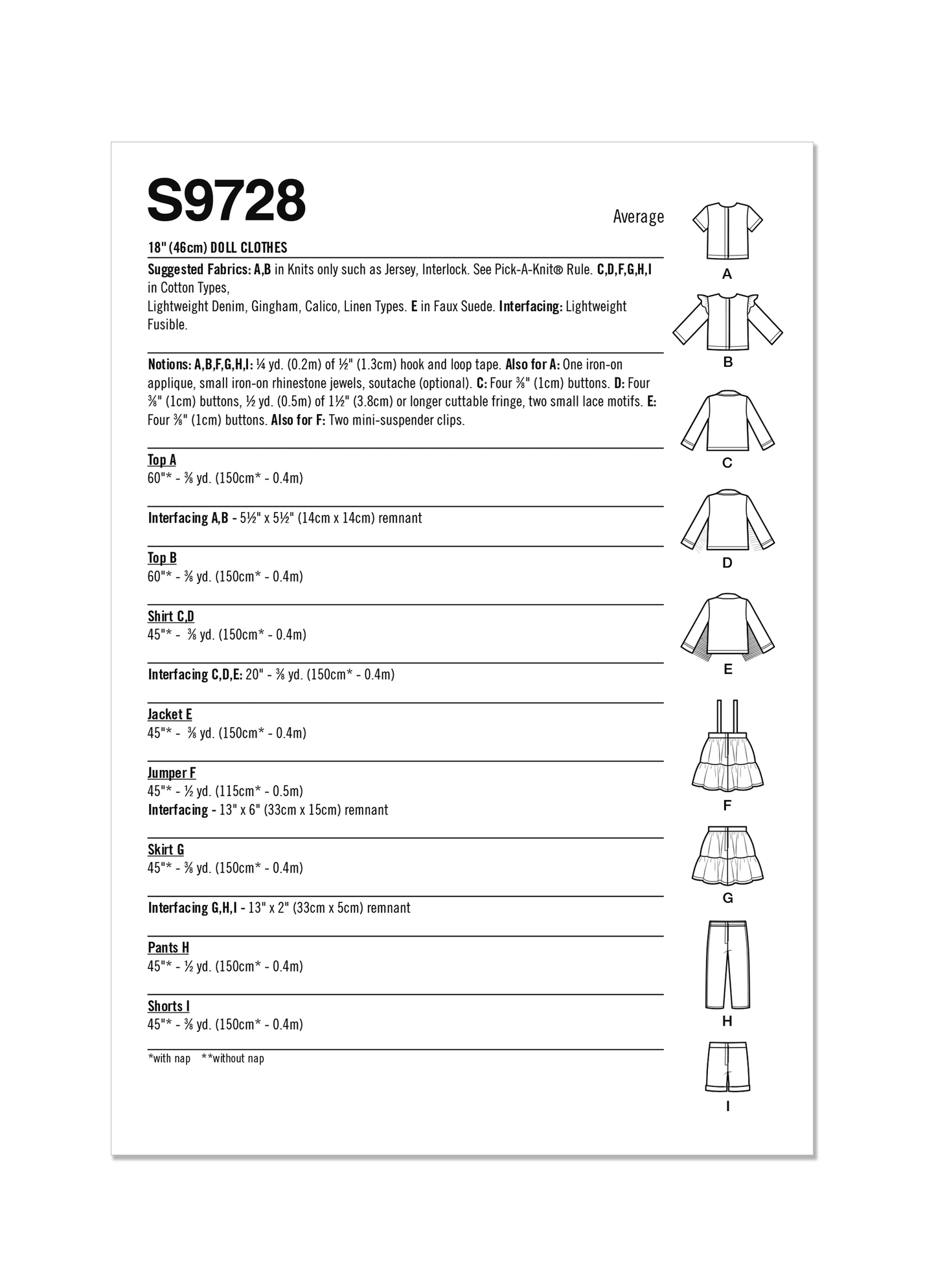 Simplicity 9728