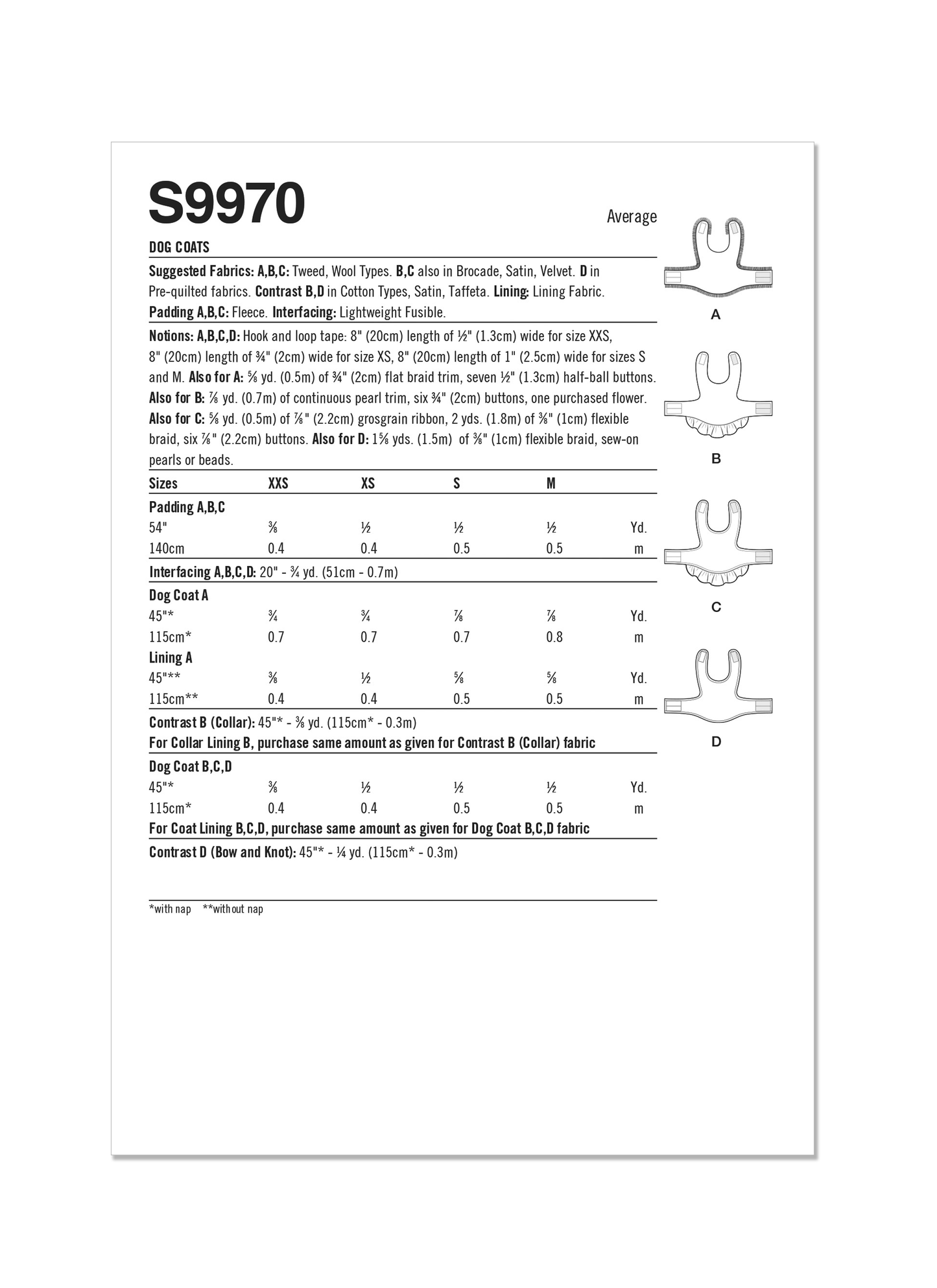 Simplicity 9970