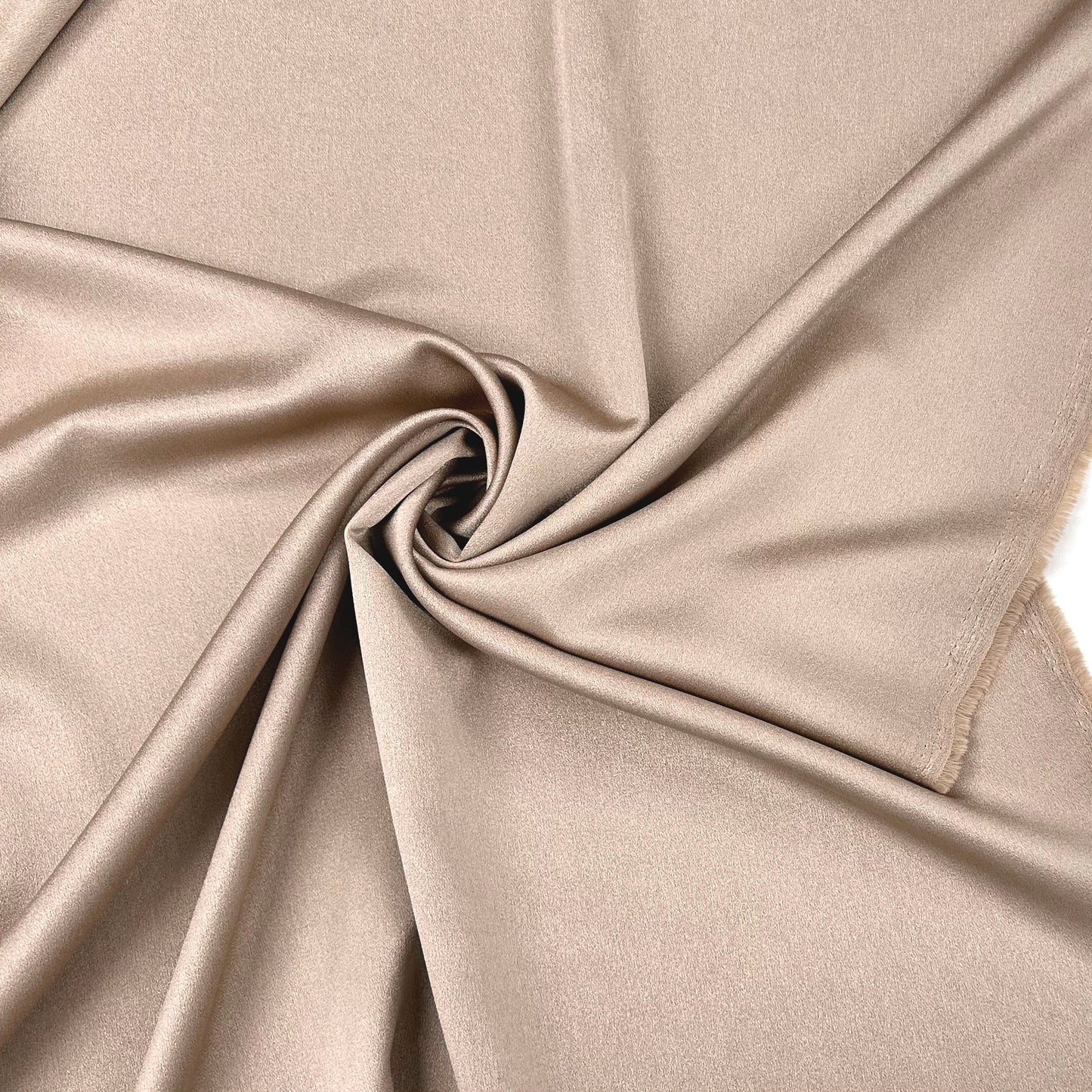 Satin Backed Crepe - Beige