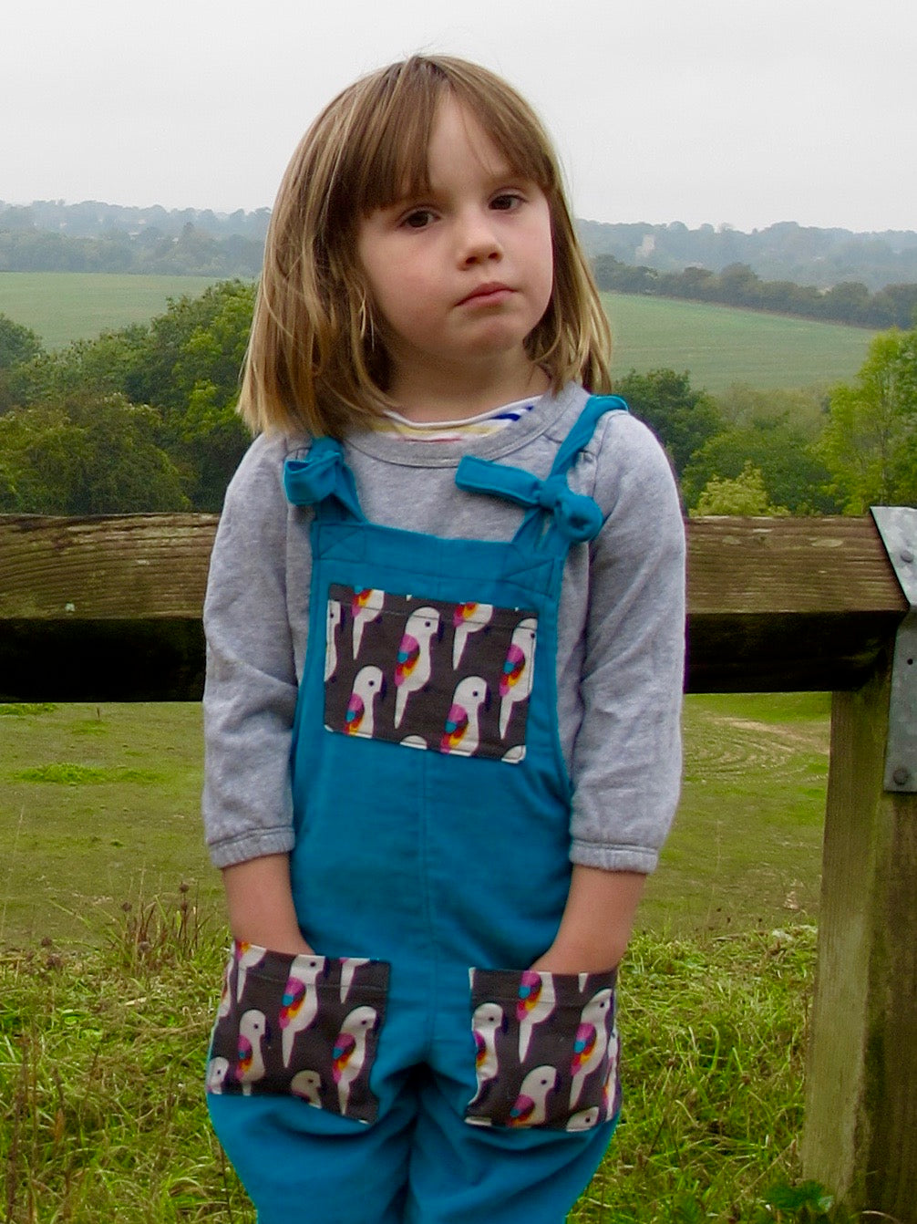 Waves & Wild - Heyday Dungarees - Child - PDF Pattern