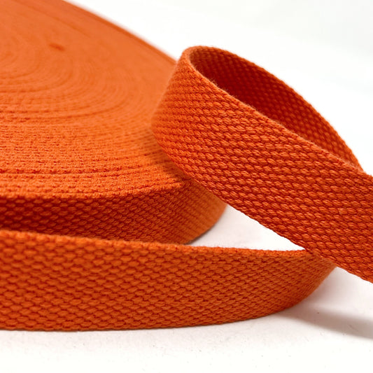 25mm Webbing - Pumpkin