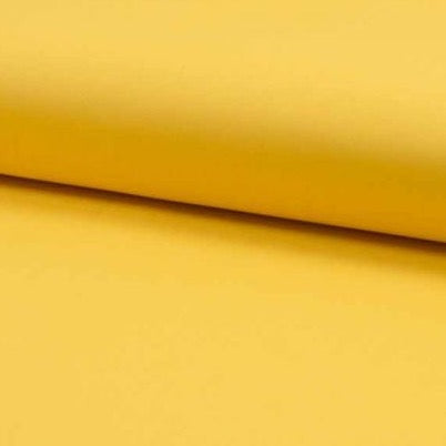 Organic Cotton Fabric Plain - Yellow