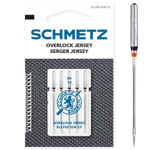 Schmetz Overlock/Serger Needles - Jersey - Size 80/12