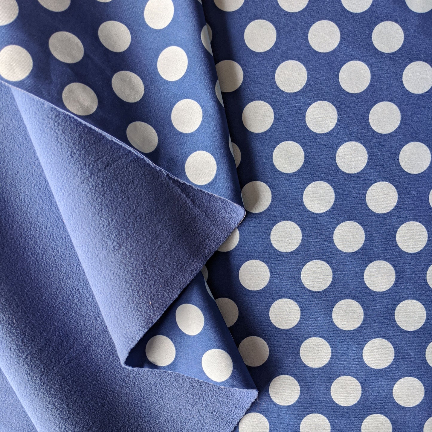 Spotty Waterproof Soft Shell - Blue