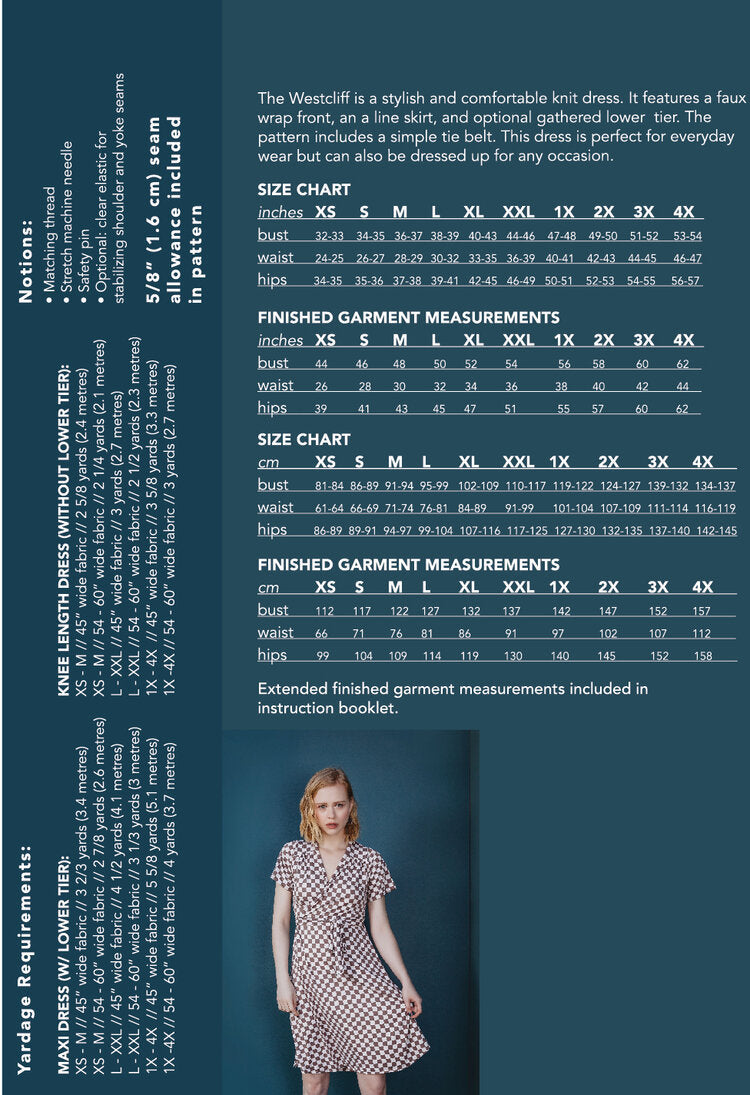 Friday Pattern Company Westcliff Dress