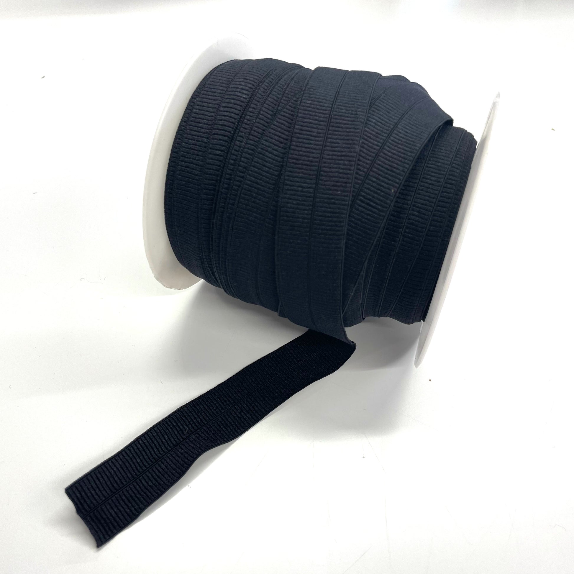 Fold Over Elastic - 20mm - Black