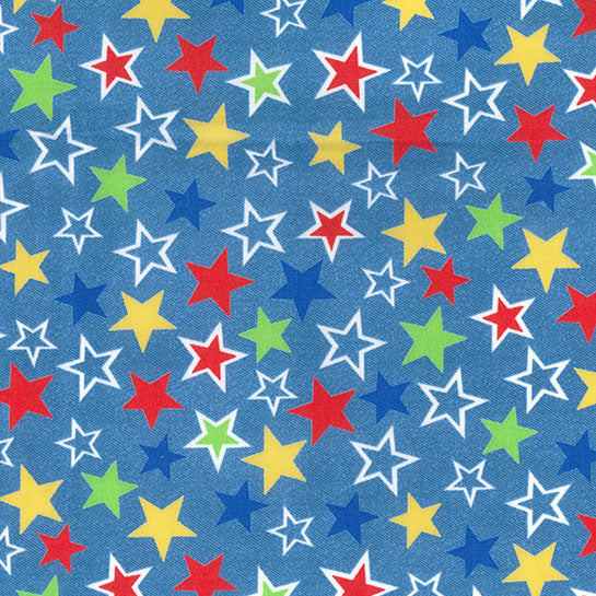 Multi Star Cotton Poplin