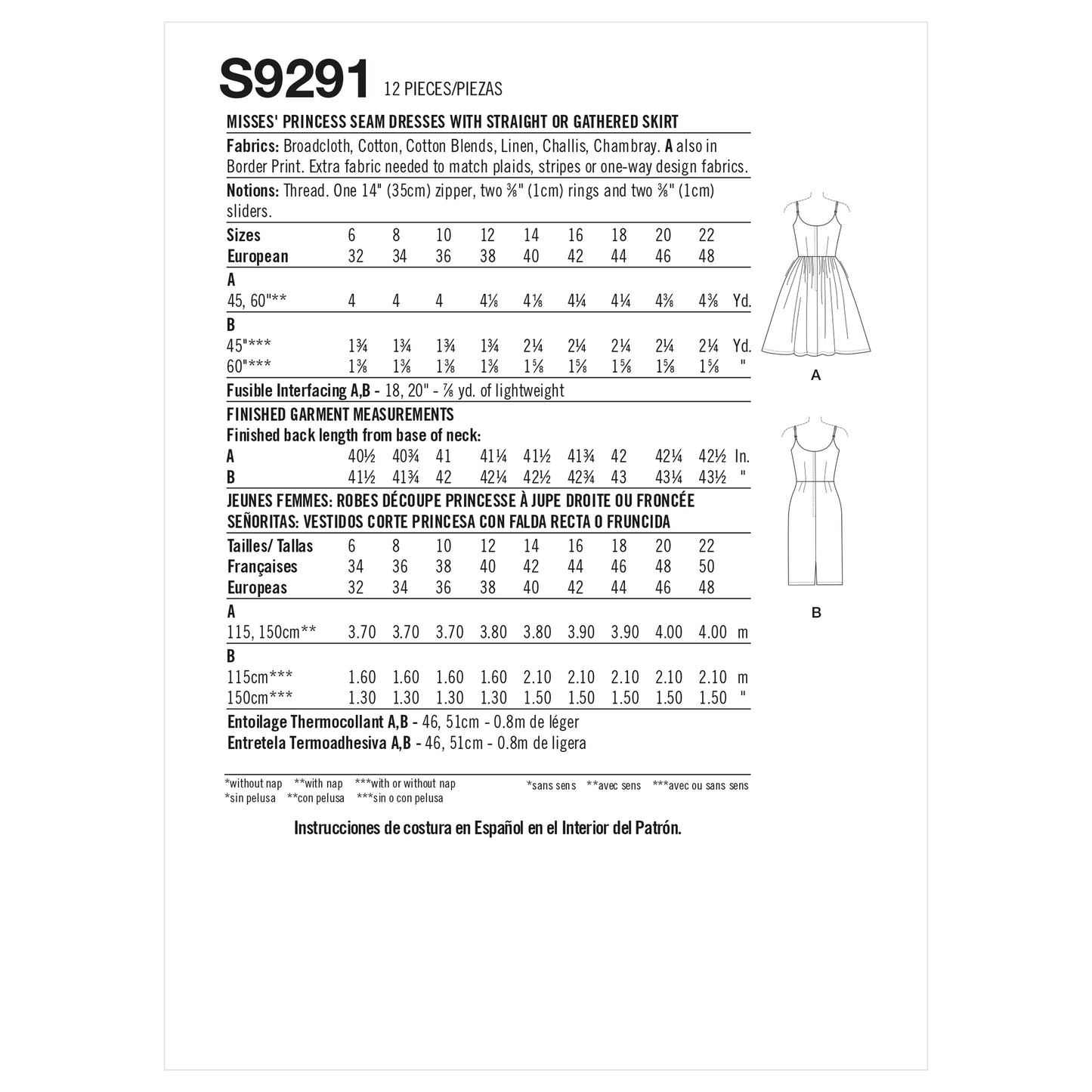 Simplicity 9291