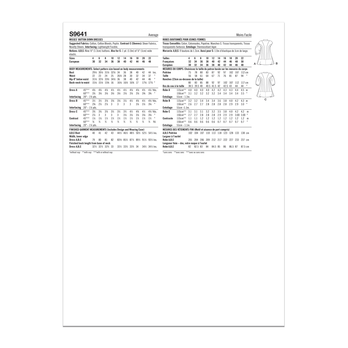 Simplicity 9641